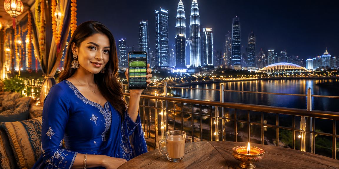Kuala Lumpur user accessing the virtual sports platform with data security guaranteed