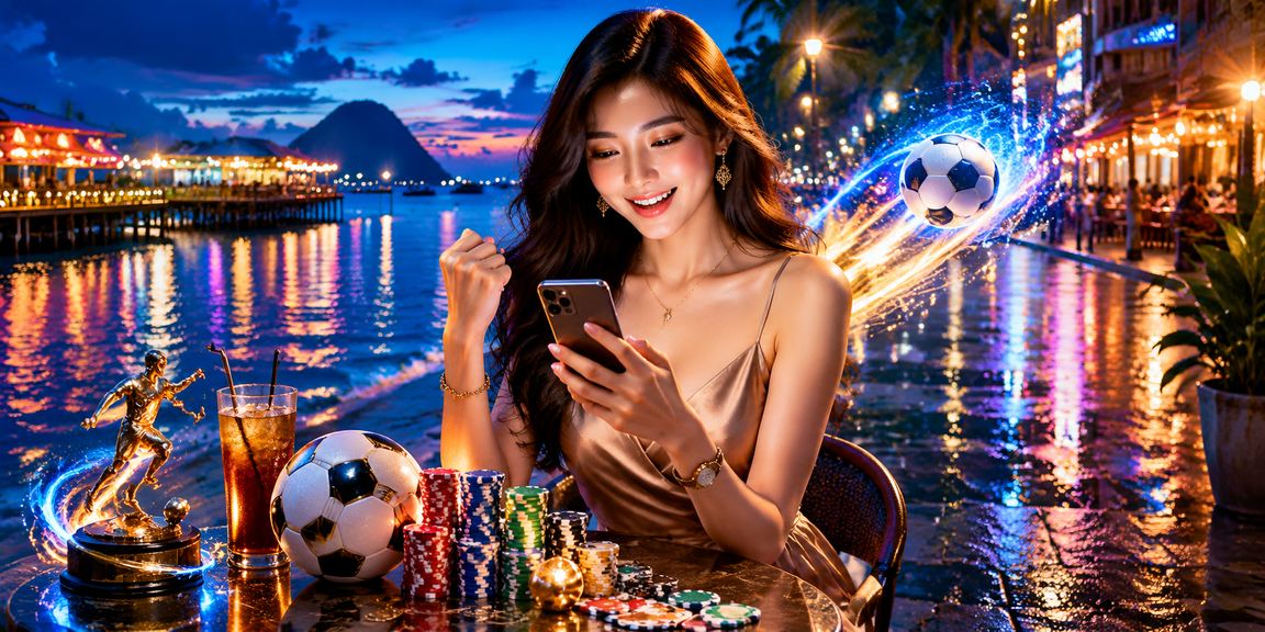 A Malaysian lottery fan checking the latest 4D results on their mobile phone